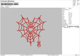 Spiderlove Embroidery File 6 sizes