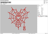 Spiderlove Embroidery File 6 sizes