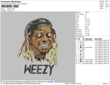 Weezy Embroidery File 4 size