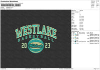 Westlake Embroidery File 6 sizes