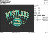 Westlake Embroidery File 6 sizes