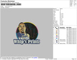 Whip's Printz Embroidery File 4 size