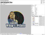 Whip's Printz Embroidery File 4 size