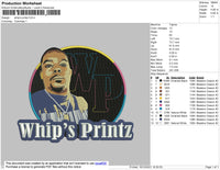 Whip's Printz Embroidery File 4 size