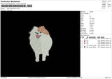 White Dog 2301 Embroidery File 6 sizes