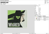 Wicked Green Embroidery File 6 sizes