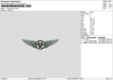 Wings V01 02 03 Embroidery 3 Files
