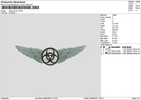 Wings V01 02 03 Embroidery 3 Files