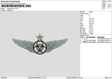 Wings V01 02 03 Embroidery 3 Files