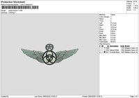 Wings V01 02 03 Embroidery 3 Files