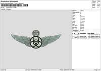 Wings V01 02 03 Embroidery 3 Files