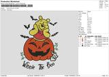 Winniepumpkin24 Embroidery File 6 sizes