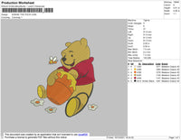 Winnie The Pooh 02 Embroidery File 4 size