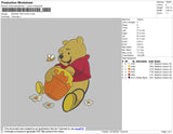 Winnie The Pooh 02 Embroidery File 4 size