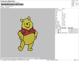 Winnie The Pooh Embroidery File 4 size