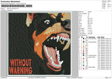 Without Warning Embroidery File 4 size