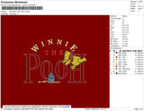 Winnie The Pooh mbroidery File 4 size