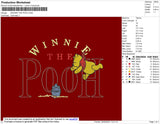 Winnie The Pooh mbroidery File 4 size