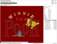 Winnie The Pooh mbroidery File 4 size