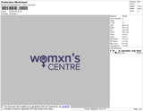 Womxn's Embroidery File 4 size
