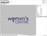 Womxn's Embroidery File 4 size