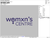 Womxn's Embroidery File 4 size