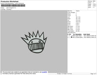 Ween Boognish Embroidery File 4 size