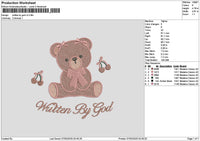 Beartext 0703 Embroidery File 6 sizes