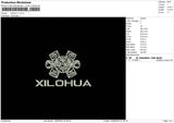 Xilohua V1 Embroidery File 6 sizes