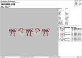 Xmas Icons V1 Embroidery File 6 sizes