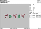 Xmas Icons V4 Embroidery File 6 sizes