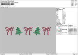 Xmas Icons V4 Embroidery File 6 sizes