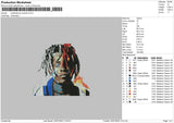 Xxxtentacion Todorokli Embroidery File 4 sizes