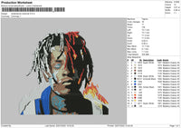 Xxxtentacion Todorokli Embroidery File 4 sizes