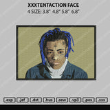 Xxxtentaction Face Embroidery File 4 size