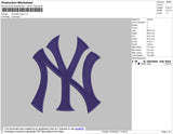 Yanke3s NY Embroidery File 3 Size