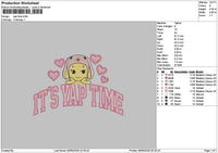Yaptimetext Embroidery File 6 sizes