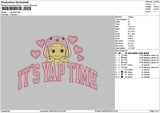 Yaptimetext Embroidery File 6 sizes