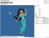 Yasmin Star Embroidery File 4 size