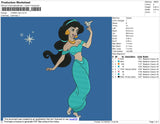 Yasmin Star Embroidery File 4 size