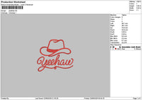 Hat 2306 Embroidery File 6 sizes