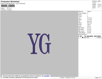 YG Embroidery File 4 size