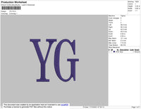 YG Embroidery File 4 size