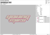 Miko Pinkline Embroidery File 6 sizes
