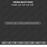 Young Multi Toxic Embroidery File 4 size