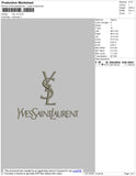 YSL V2 Embroidery File 4 size