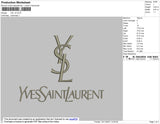 YSL V2 Embroidery File 4 size