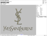 YSL V2 Embroidery File 4 size