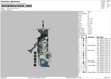 Zabuza Sword V2 Embroidery File 4 sizes