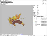 Zenitsu Agatsuma Embroidery File 4 size